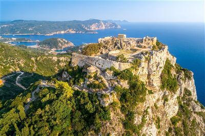 Griechenland Insel Korfu Angelokastro